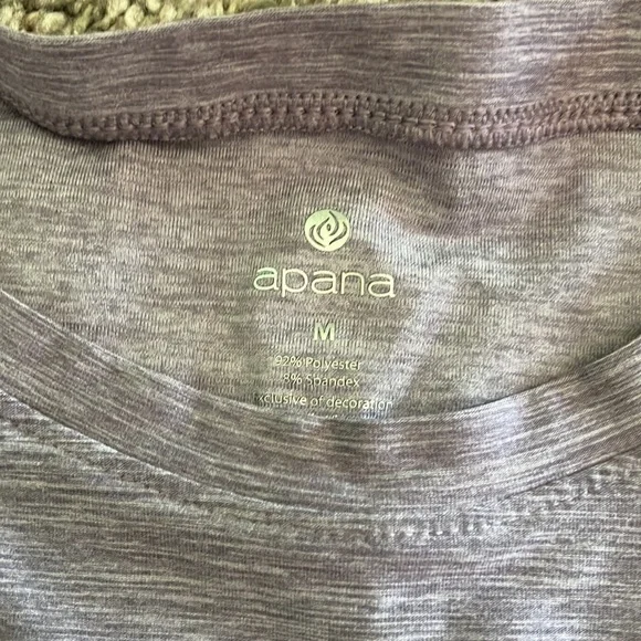 Apana Women's Yoga Sleeveless Top Size medium With A Knot In Front - Picture 3 of 5